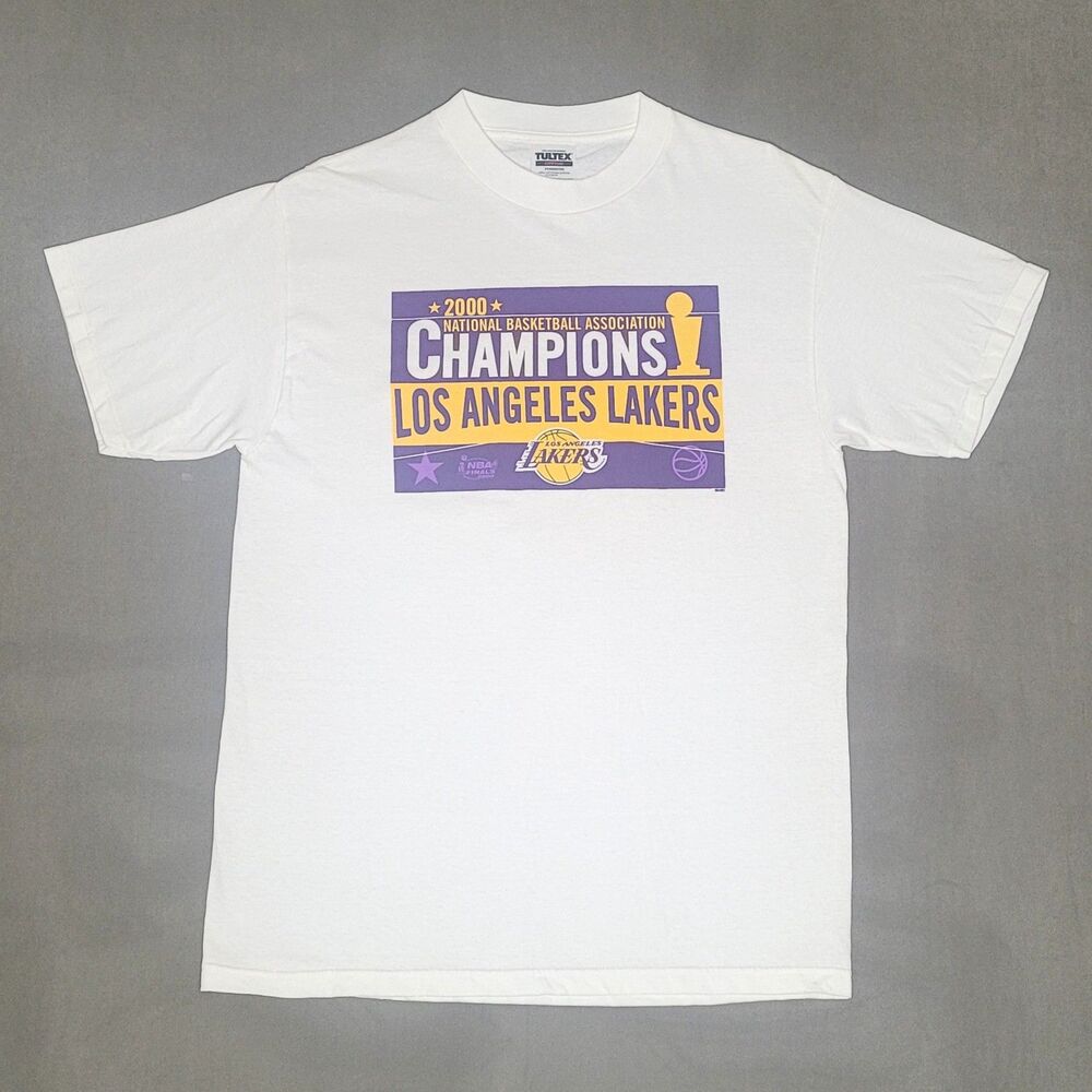 Vintage 2000 Lakers NBA Champions Graphic Tee Large